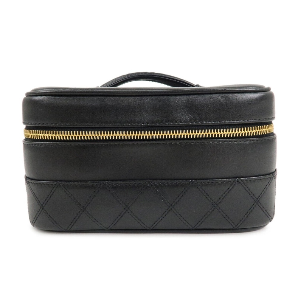 Chanel Lamb Skin Vanity Bag Cosmetic Pouch